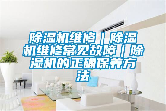 除湿机维修｜除湿机维修常见故障｜除湿机的正确保养方法