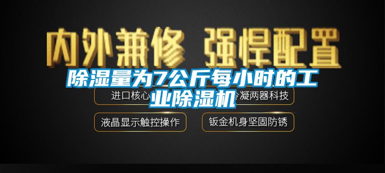 除湿量为7公斤每小时的工业除湿机
