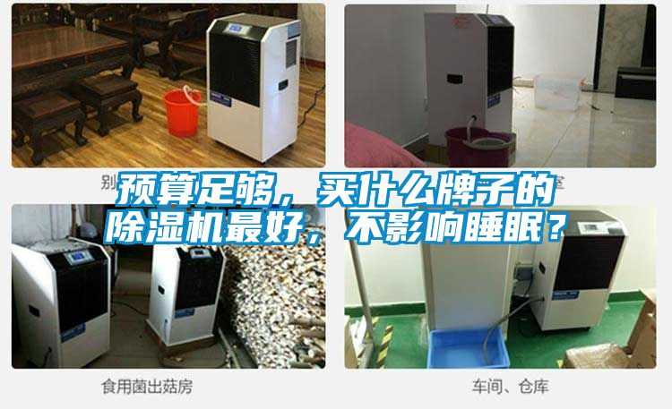 预算足够，买什么牌子的除湿机最好，不影响睡眠？