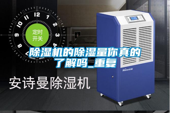 除湿机的除湿量你真的了解吗_重复