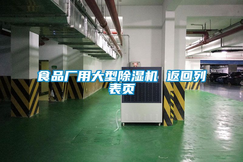 食品厂用大型除湿机 返回列表页
