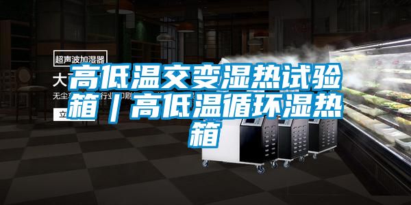 高低温交变湿热试验箱︱高低温循环湿热箱
