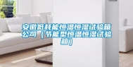 安徽低耗能恒温恒湿试验箱公司（节能型恒温恒湿试验箱）