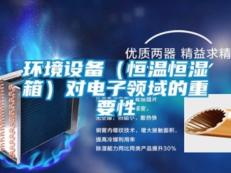 知识百科环境设备（恒温恒湿箱）对电子领域的重要性