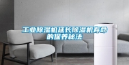 工业除湿机延长除湿机寿命的保养秘法