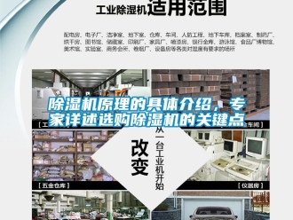 行业新闻除湿机原理的具体介绍，专家详述选购除湿机的关键点