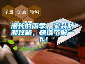 常见问题漫长的雨季，家装防潮攻略，还请了解一下！