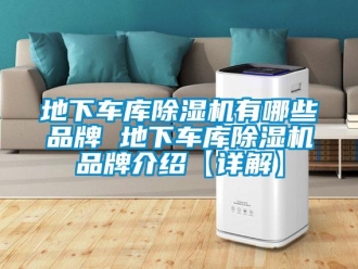 企业新闻地下车库除湿机有哪些品牌 地下车库除湿机品牌介绍【详解】