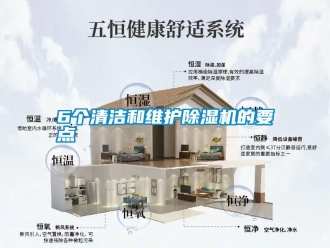 常见问题6个清洁和维护除湿机的要点