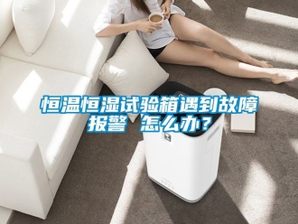 知识百科恒温恒湿试验箱遇到故障报警 怎么办？