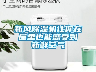知识百科新风除湿机让你在屋里也能感受到新鲜空气