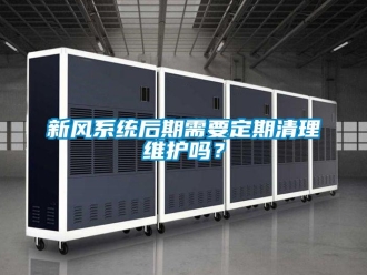 常见问题新风系统后期需要定期清理维护吗？
