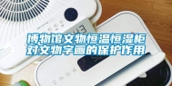 博物馆文物恒温恒湿柜对文物字画的保护作用