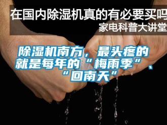行业新闻除湿机南方，最头疼的就是每年的“梅雨季”、“回南天”