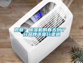 行业新闻观察：除湿机的春天到了 分品牌还是分渠道