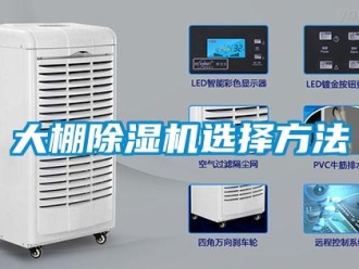 行业新闻大棚除湿机选择方法