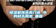 除湿机挑选有门道 小身材大用处_重复