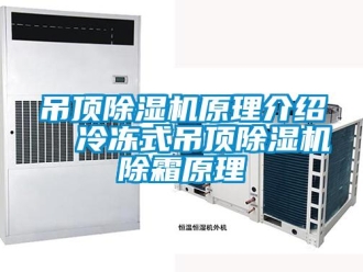 行业新闻吊顶除湿机原理介绍  冷冻式吊顶除湿机除霜原理