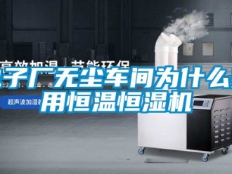 知识百科电子厂无尘车间为什么要用恒温恒湿机