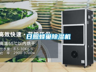 行业新闻日照蜂巢除湿机