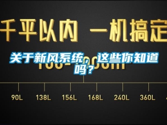 企业新闻关于新风系统，这些你知道吗？