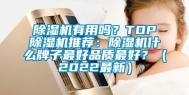 除湿机有用吗？TOP除湿机推荐：除湿机什么牌子最好品质最好？（2022最新）