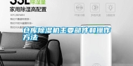 仓库除湿机主要部件和操作方法