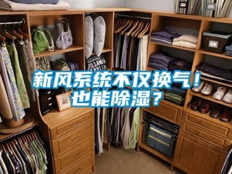 行业新闻新风系统不仅换气！也能除湿？