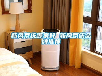 企业新闻新风系统哪家好 新风系统品牌推荐
