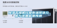 除湿干燥机行业市场现状分析与发展前景预测