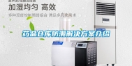药品仓库防潮解决方案介绍