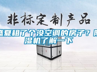 知识百科盛夏租了个没空调的房子？除湿机了解一下