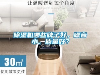行业新闻除湿机哪些牌子好，噪音小，质量好？
