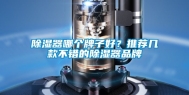除湿器哪个牌子好？推荐几款不错的除湿器品牌