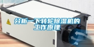 分析一下转轮除湿机的工作原理