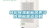 转轮除湿机新风表冷作用和露点参数