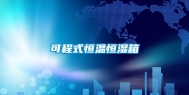 可程式恒温恒湿箱
