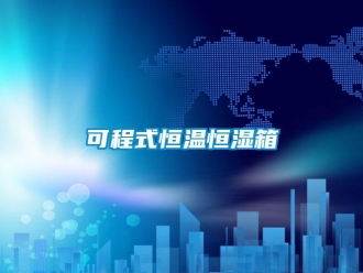 知识百科可程式恒温恒湿箱