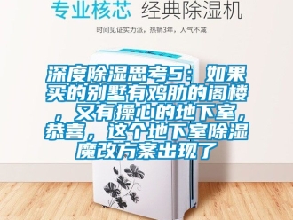 企业新闻深度除湿思考5：如果买的别墅有鸡肋的阁楼，又有操心的地下室，恭喜，这个地下室除湿魔改方案出现了