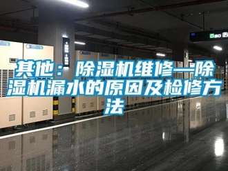 行业新闻其他：除湿机维修—除湿机漏水的原因及检修方法