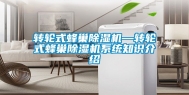 转轮式蜂巢除湿机—转轮式蜂巢除湿机系统知识介绍