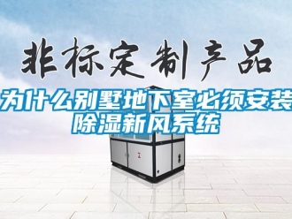 行业新闻为什么别墅地下室必须安装除湿新风系统