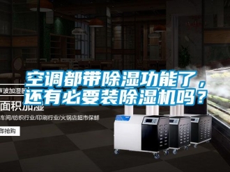 行业新闻空调都带除湿功能了，还有必要装除湿机吗？