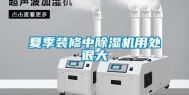 夏季装修中除湿机用处很大