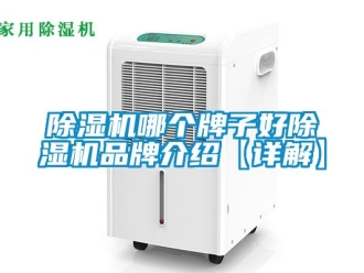 企业新闻除湿机哪个牌子好除湿机品牌介绍【详解】