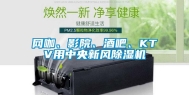 网咖、影院、酒吧、KTV用中央新风除湿机