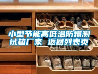 企业新闻小型节能高低温防爆测试箱厂家 返回列表页