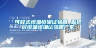 可程式恒温恒湿试验箱 触摸屏恒温恒湿试验箱厂家