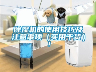企业新闻除湿机的使用技巧及注意事项（实用干货）！