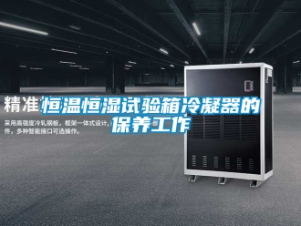 知识百科恒温恒湿试验箱冷凝器的保养工作
